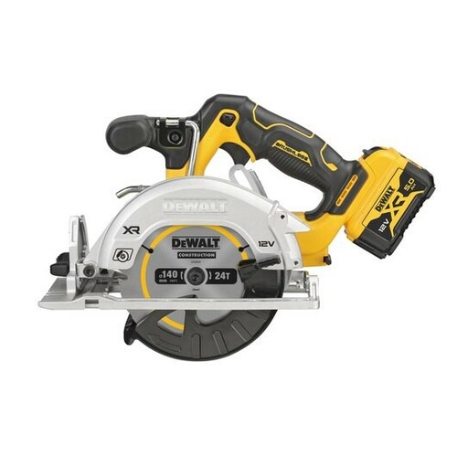 Pilarka tarczowa 12V + 2 x 5Ah + ładowarka + walizka DeWALT DCS512P2 4