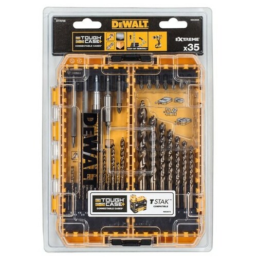 Zestaw wierteł do metalu 1-12 mm Extreme oraz bitów 35 elementów DeWALT DT70756 3