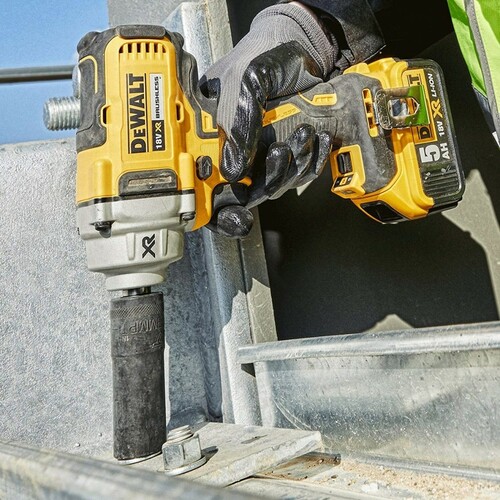 Klucz udarowy 1/2 XR Li-Ion 18V 813N bolec blokujący walizka + 2 x 5Ah + ładowarka DeWALT DCF892P2T 8