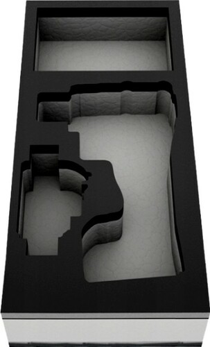 Klucz udarowy 1/2 18V 813N pierścień blokujący + 2 x 5Ah + ładowarka + wkład do szuflady + osłona gumowa DeWALT DCF891P2G 6