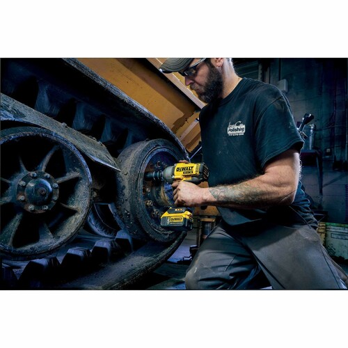 Klucz udarowy 1/2 18V 813N pierścień blokujący + 2 x 5Ah + ładowarka + wkład do szuflady + osłona gumowa DeWALT DCF891P2G 8