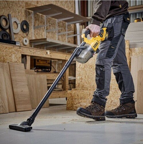 Odkurzacz ręczny 18V b/aku DeWALT DCV501LN 9