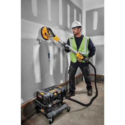Szlifierka do szlifowania płyt G-K ŻYRAFA 225mm + 2 x 6Ah + ładowarka DeWALT DCE800T2 9