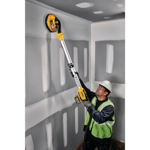 Szlifierka do szlifowania płyt G-K ŻYRAFA 225mm + 2 x 6Ah + ładowarka DeWALT DCE800T2 11