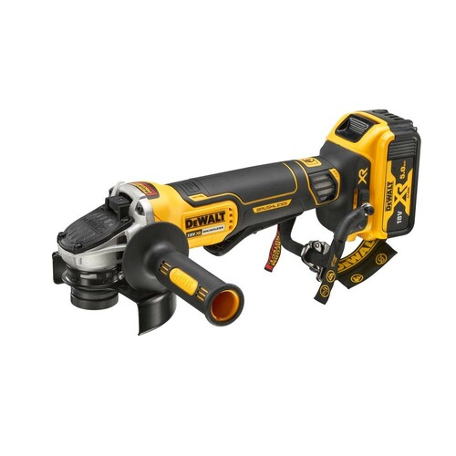 Szlifierka kątowa 18V 125mm + 2x5Ah + walizka DeWALT DCG406P2LRT 3