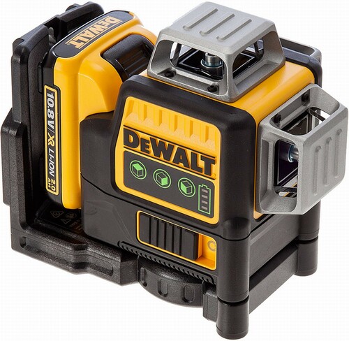 Laser samopoziomujący 3-wiązkowy 360° 12V zielony DeWALT DCE089D1G 6