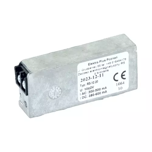 Elektrozaczep R5-12.60 AC/DC z pamięcią wewnętrzną, z blokadą 3