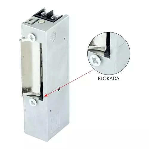 Elektrozaczep z blokadą 12-24V AC/DC Łucznik Lockpol 822 3