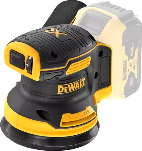 Szlifierka mimośrodowa 125 mm 18V XR b/aku + walizka DeWALT DCW210NT 4