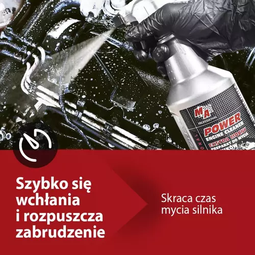 Czyszczenie Silnika Power Engine Cleaner 1l (Ekstra Mocny) MA PROFESSIONAL 8