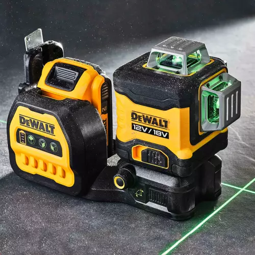 Laser zielony 18V/12V XR 3x360 1x2Ah DeWALT DCE089D1G18 3