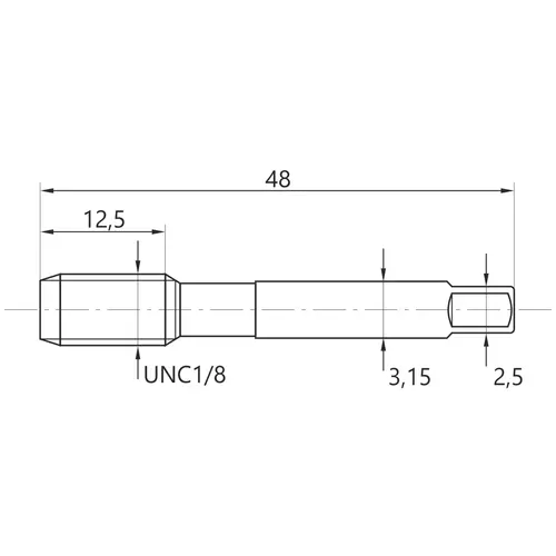 Gwintownik UNCNO5 NO3 LUNA 2