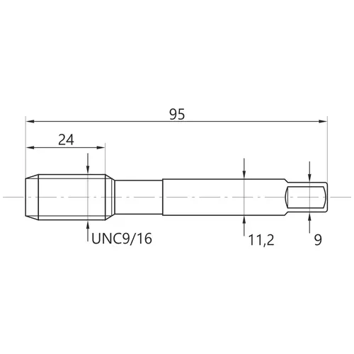 Gwintownik UNC9/16 NO3 LUNA 2