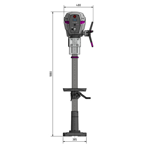 Wiertarka stojąca Optimum OPTIdrill DP 33V 7