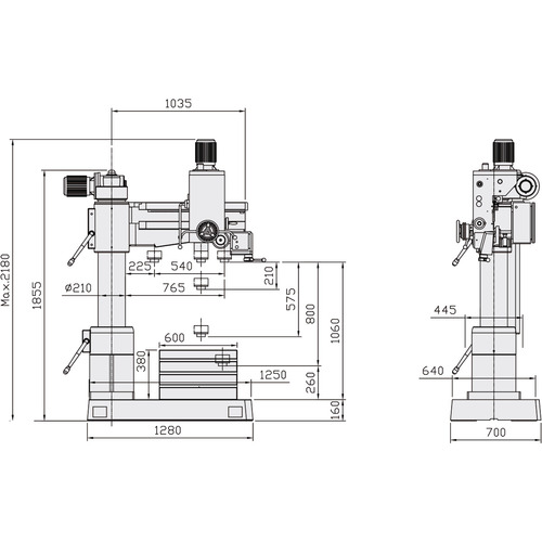 Wiertło promieniowe Optimum OPTIdrill RD 4 5