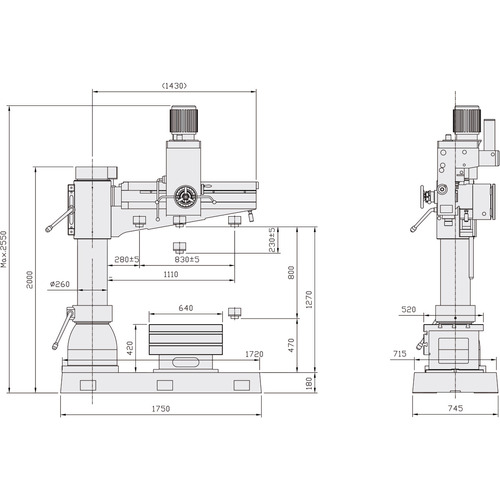 Wiertło promieniowe Optimum OPTIdrill RD 5 5