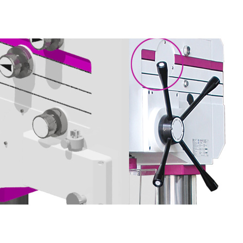 Wiertarka z przekładnią Optimum OPTIdrill DH35V 2