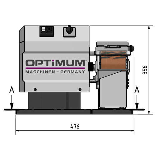 Szlifierka uniwersalna Optimum OPTIgrind GB 100S 4