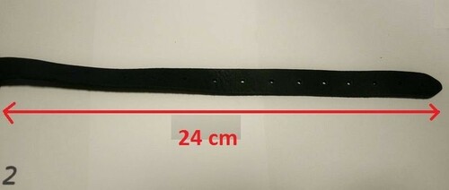 Fartuch spawalniczy ochronny skórzany 51x84cm F01 5