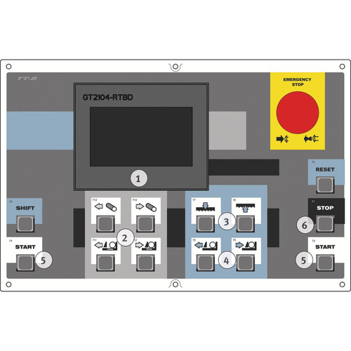 W pełni automatyczna piła taśmowa do metalu z ramą wahadłową Metallkraft BMBS 230 x 280 CNC-G 2