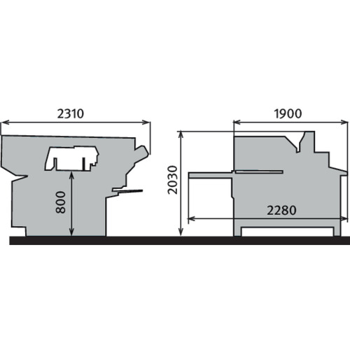W pełni automatyczna piła taśmowa do metalu z ramą wahadłową Metallkraft BMBS 300 x 320 CNC-G 6