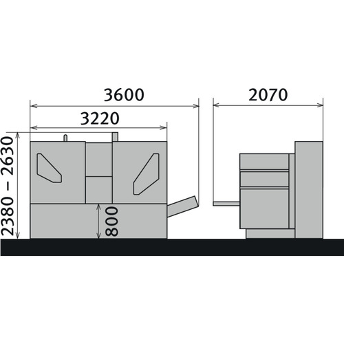 W pełni automatyczna dwukolumnowa pozioma piła taśmowa do metalu Metallkraft HMBS 4000 CNC X 4