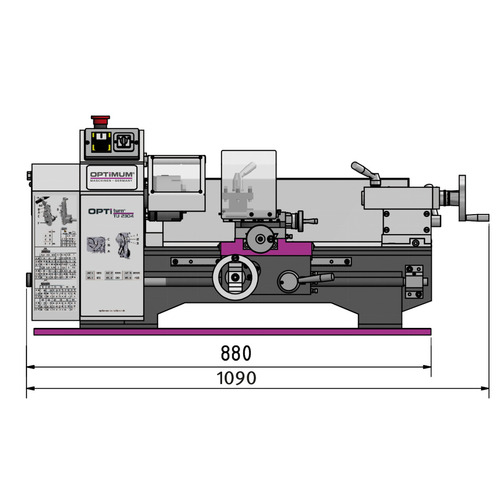 Tokarka Optimum OPTIturn TU 2304 4