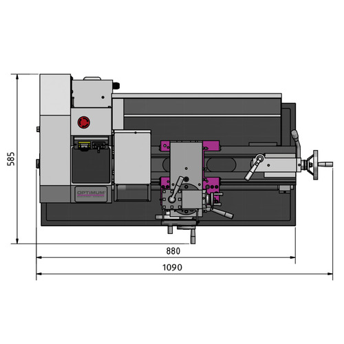 Tokarka Optimum OPTIturn TU 2304 6