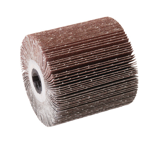 Rolka z tarczą ścierną Metallkraft K80 2