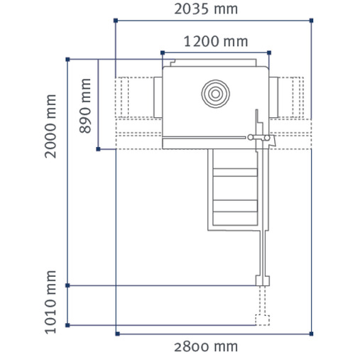 Router stołowy Holzkraft minimax twf 55 es M 3 UP 8