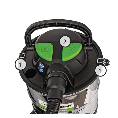 Odkurzacz do popiołu Cleancraft flexCAT 121 VCA 3
