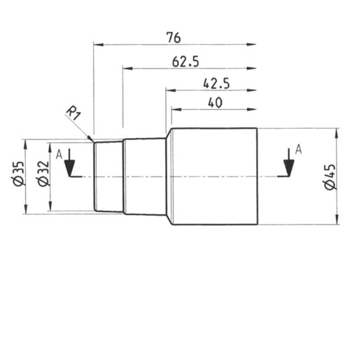 Adapter uniwersalny Cleancraft Ø 35/32 3