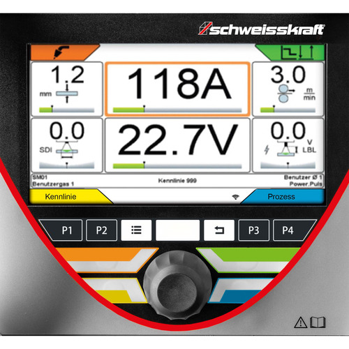 MIG/MAG Inverter-Schweißgerät Schweisskraft PRO-MIG.ARC 404 WS 2