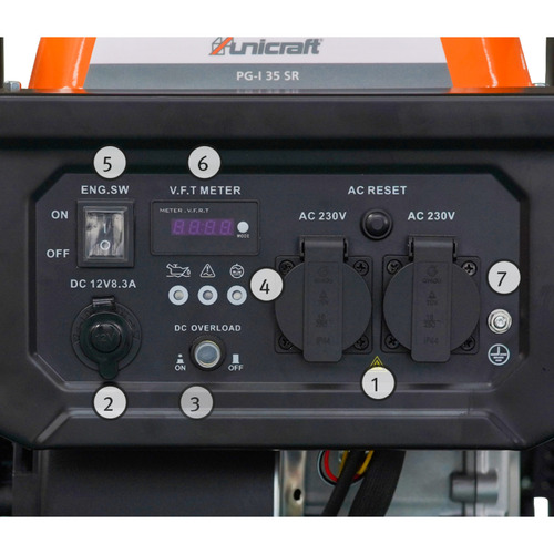 Inwerterowy generator prądu Unicraft PG-I 35 SR 7
