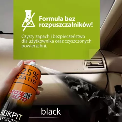 Kokpit Błyszczący - Black 750 ml MOJE AUTO 5
