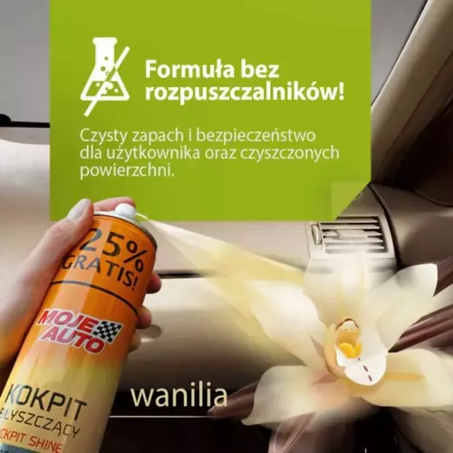 Kokpit Błyszczący - Waniliowy 750 ml MOJE AUTO 2