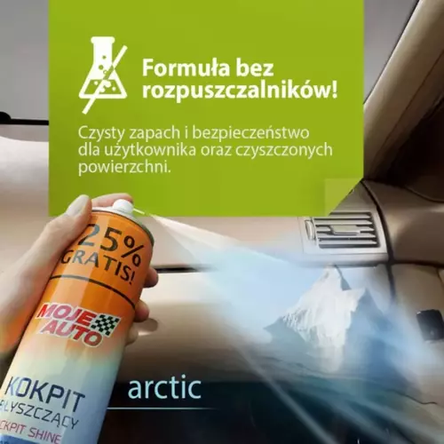 Kokpit Błyszczący - Arctic 750 ml MOJE AUTO 4