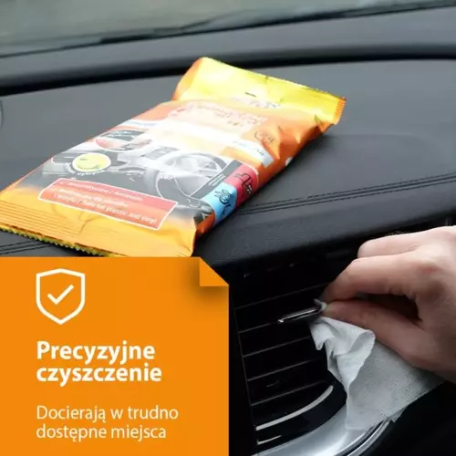 Ściereczki do Kokpitu Matowe - Cytryna - 24 szt. MOJE AUTO 3