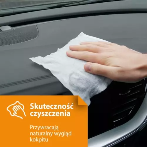 Ściereczki do Kokpitu Matowe - Cytryna - 24 szt. MOJE AUTO 5