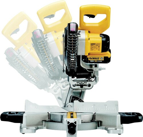 Piła ukośnica XR 18V z posuwem DeWALT DCS365N 4