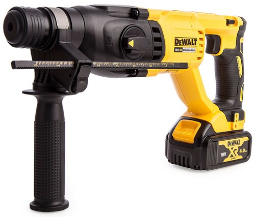 Młotowiertarka XR 18V aku 4,0Ah SDS-Plus 2,6 J + ładowarka + walizka DeWALT DCH133M1-QW 2
