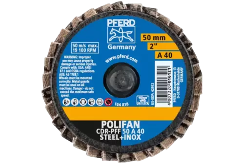 COMBIDISC Mini-POLIFAN Korund CDR Ø 50 mm A40 do zastosowań uniwersalnych 3