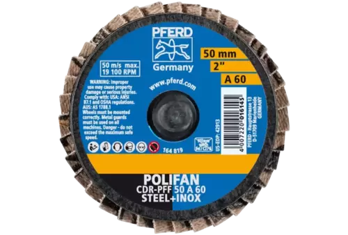 COMBIDISC Mini-POLIFAN Korund CDR Ø 50 mm A60 do zastosowań uniwersalnych 3