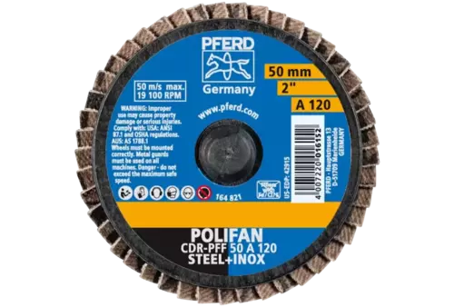 COMBIDISC Mini-POLIFAN Korund CDR Ø 50 mm A120 do zastosowań uniwersalnych 3