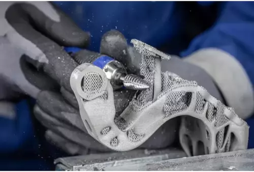 Wysokowydajny trzpień frezarski ze stopów twardych kształt drzewa RBF Ø 12 × 25 mm trzpień Ø 6 mm TITANIUM do tytanu 2