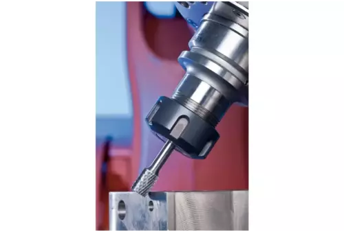 Trzpień frezarski ze stopów twardych kształt walcowy ZYA Ø 10 × 13 mm trzpień Ø 6 mm Z4 uniwersalne średnie krzyżowe 2
