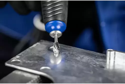 Trzpień frezarski ze stopów twardych kształt kropli TRE Ø 06 × 10 mm trzpień Ø 3 mm Z3P uniwersalne średnie krzyżowe 2