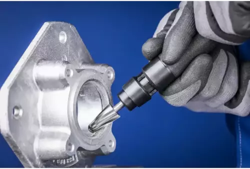Trzpień frezarski HSS ALU kształt stożkowy L Ø 16 × 30 mm trzpień Ø 6 mm do aluminium/metali nieżelaznych 2