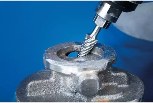 Wysokowydajny trzpień frezarski ze stopów twardych CAST kształt stożkowy KEL Ø 12 × 30 mm trzpień Ø 8 mm do żeliwa 2