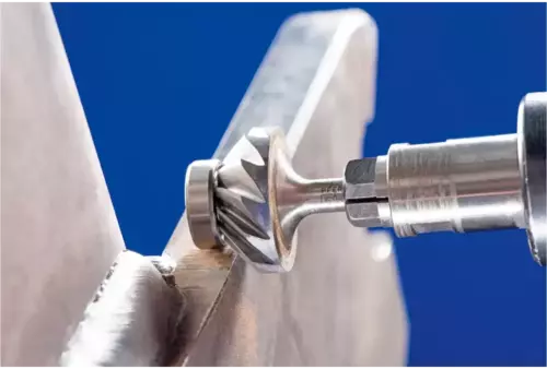 Trzpień frezarski ze stopów twardych EDGE stożkowy KSJ 45° Ø 16 × 03 mm trzpień Ø 6 mm do obróbki krawędzi 2